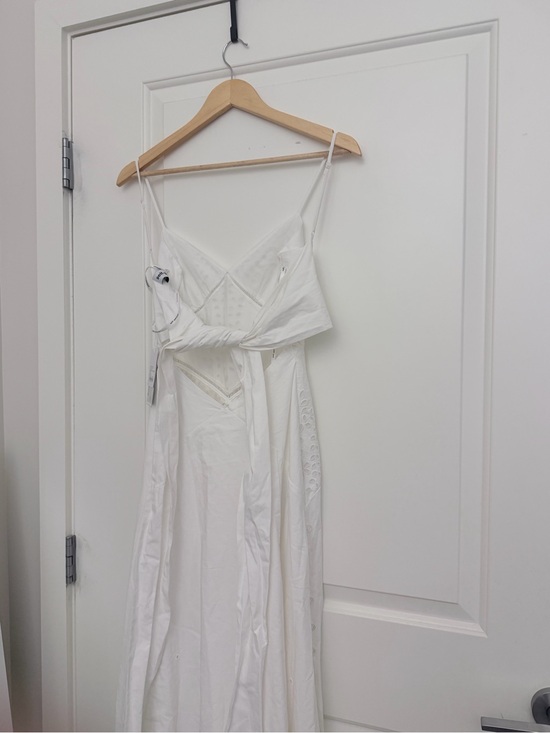 Self-Portrait Dresses & Skirts - Self-Portrait White Eyelet Cotton Maxi Dress